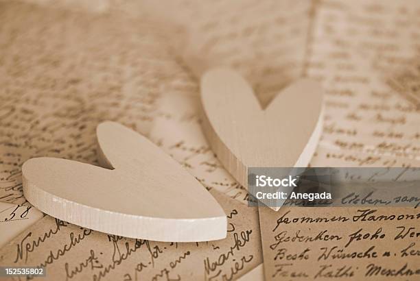Corazón En Letra Foto de stock y más banco de imágenes de Carta de amor - Carta de amor, Viejo, Amor - Sentimiento