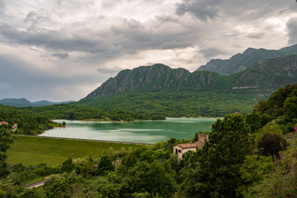 istock Castel San Vincenzo, Molise. The lake 1525359639