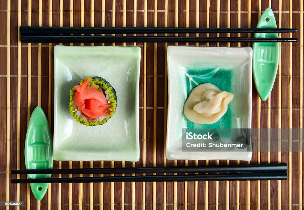 Comida japonesa - Foto de stock de Alga marinha royalty-free