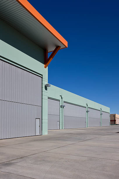 istock Exterior of Airplane Hangers 152536050