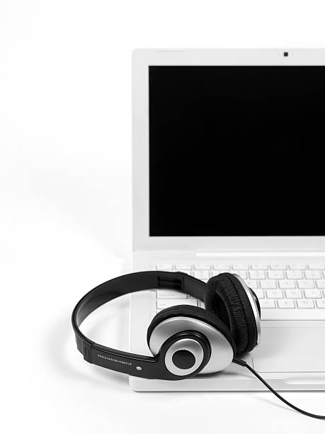 istock Laptop and headphones 152536328