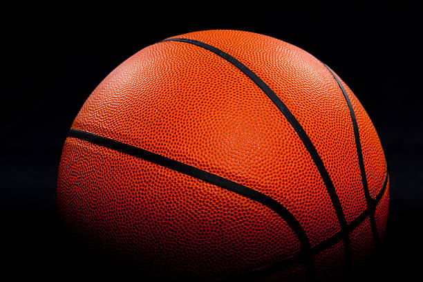 istock Basketball Against Black 152536936