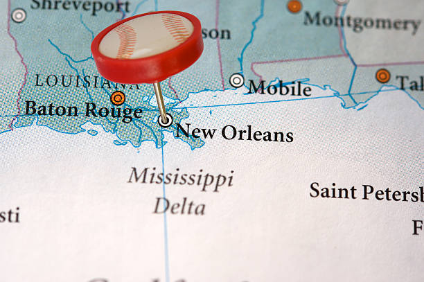 istock New Orleans with baseball pin 152537415