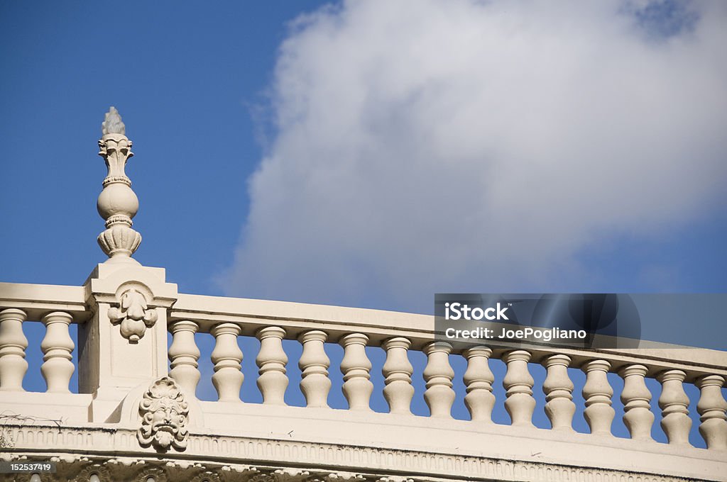 Neo clássico parapeito - Foto de stock de Azul royalty-free