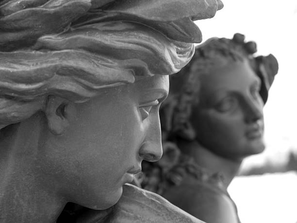 des statues français - sculpture art greek culture statue photos et images de collection