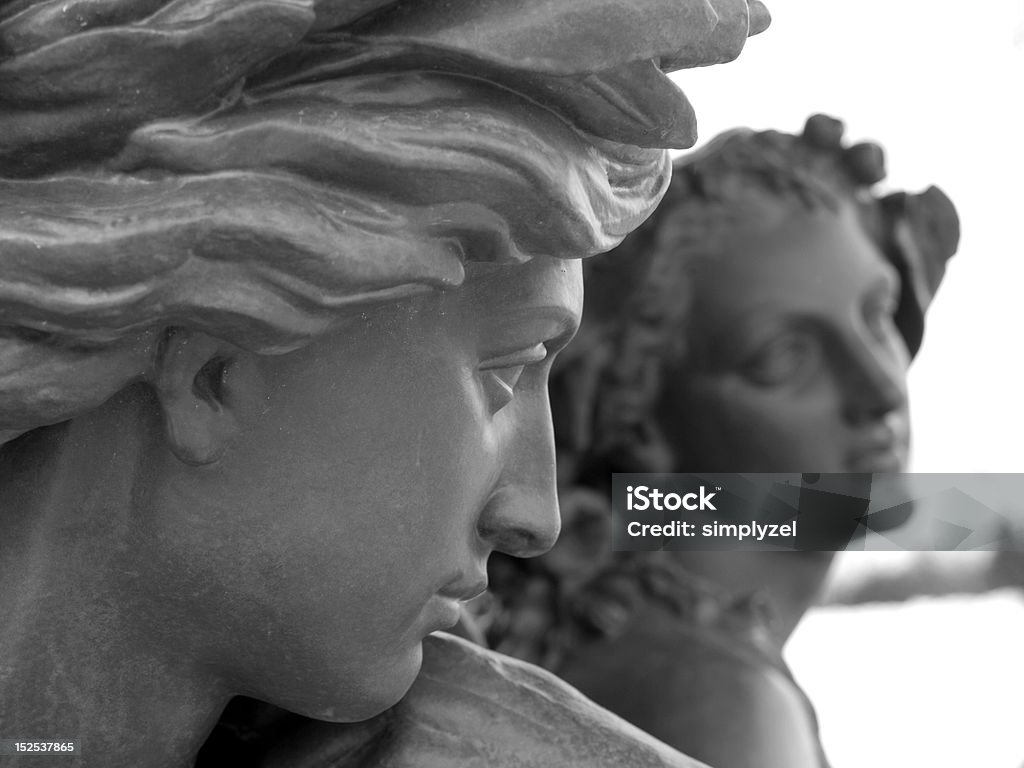 Francuski Statues - Zbiór zdjęć royalty-free (Statua)