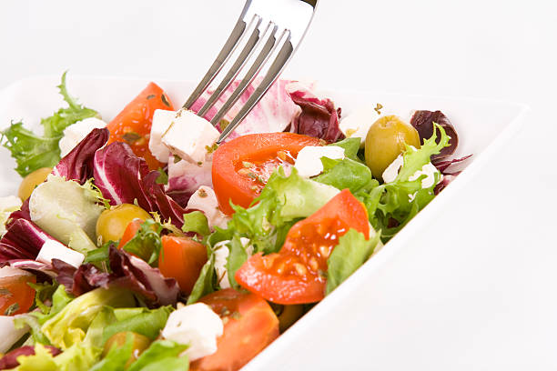 Healthy salad stock photo