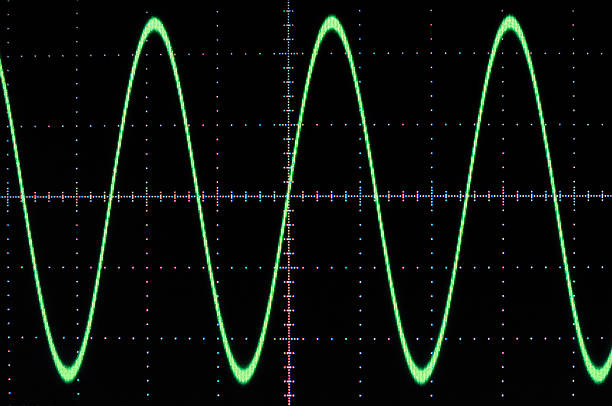 正弦波 - frequency sine wave oscilloscope electricity ストックフォトと画像