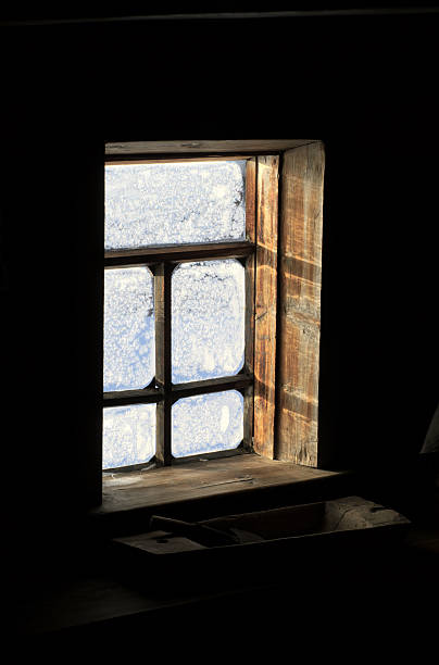 istock The window in a wooden house 152539324
