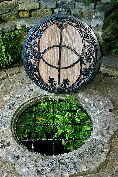 The Chalice Well in Glastonbury is a Sacred site for all people and maintained by a local group. The water of this well is believed to contain healing properties.