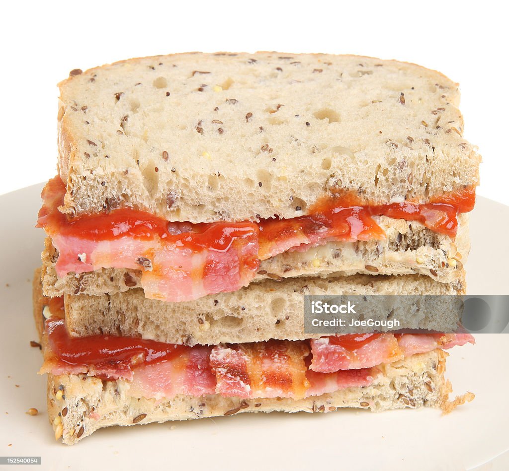 Speck Sandwich. - Lizenzfrei Brotsorte Stock-Foto