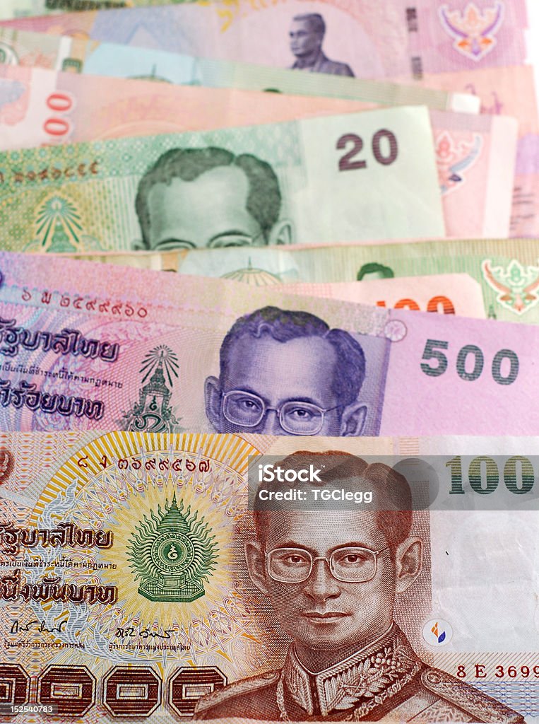 태국인 돈을 - 로열티 프리 0명 스톡 사진