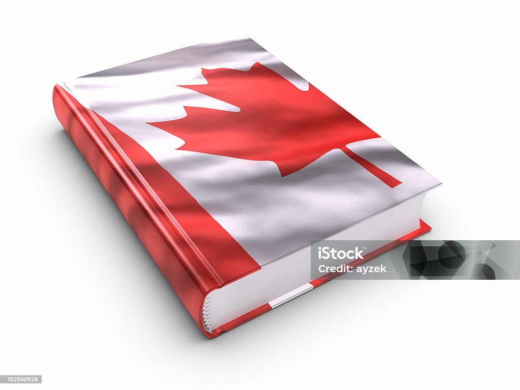 Zarezerwuj kryty z Flaga Kanady. (Puste - Zbiór zdjęć royalty-free (Kanada)