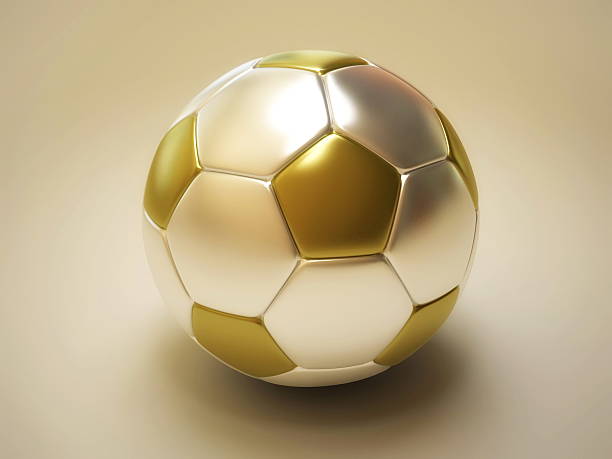 istock Golden soccer ball 152541514