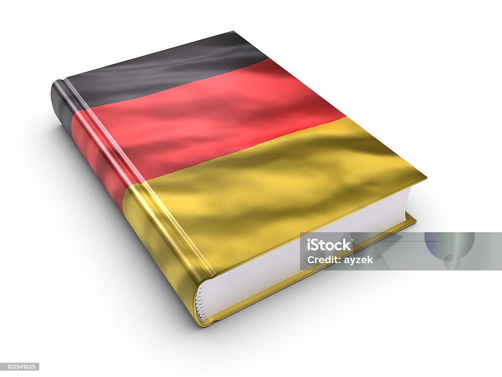 Zarezerwuj pokryte Flaga Niemiec. (Puste - Zbiór zdjęć royalty-free (Badania)