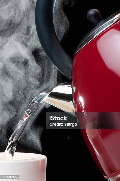 Boiling Water Stock Photo - Download Image Now - Black Color, Boiling, Close-up