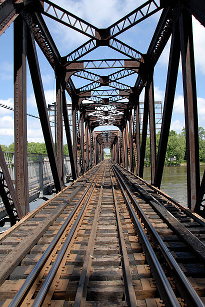 train bridge stock photo