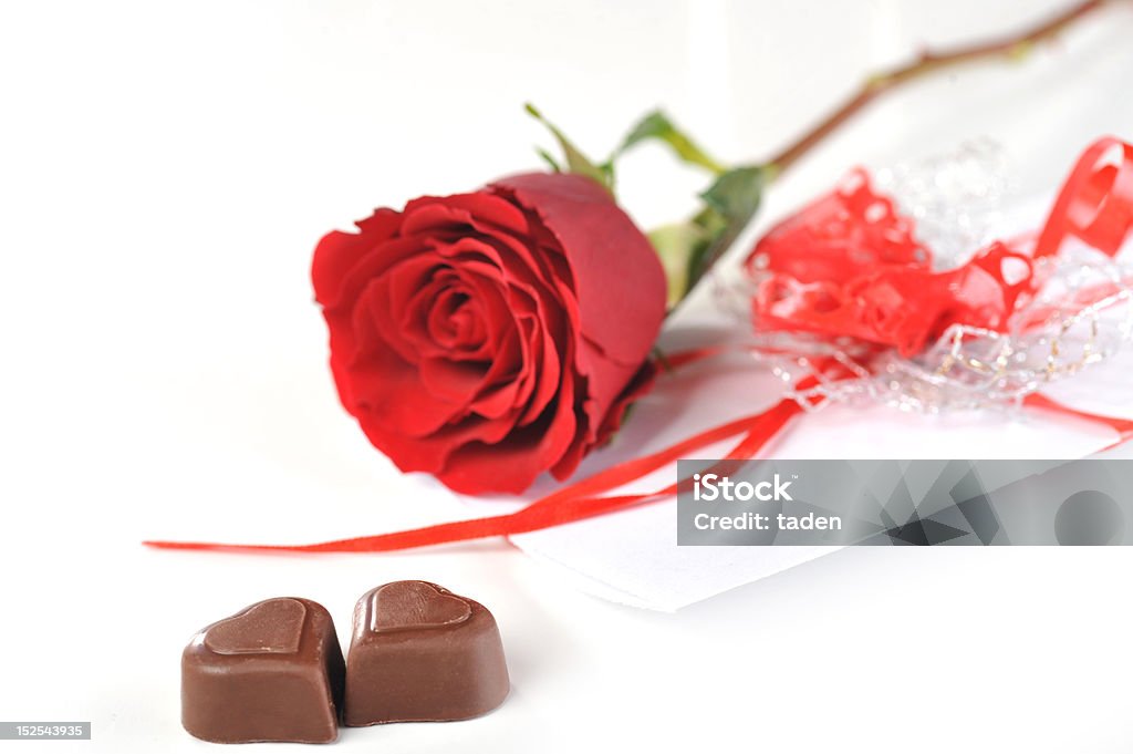 red rose e letras - Foto de stock de Amor royalty-free