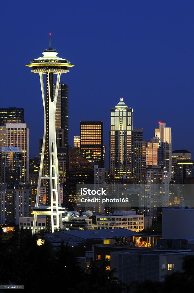 Seattle Space Needle - Foto de stock de Seattle royalty-free