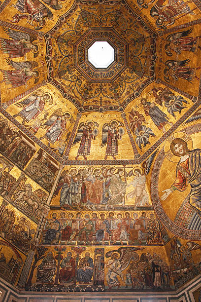istock Byzantine mosaic in baptistery 152544186