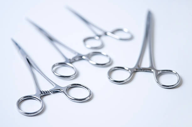 istock Needle Holder for Surgeons  to Hold Suturing Needles 152544191
