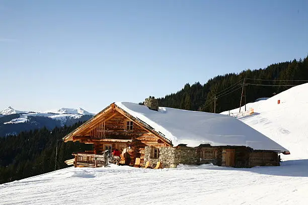Photo of mountain house in the Alps