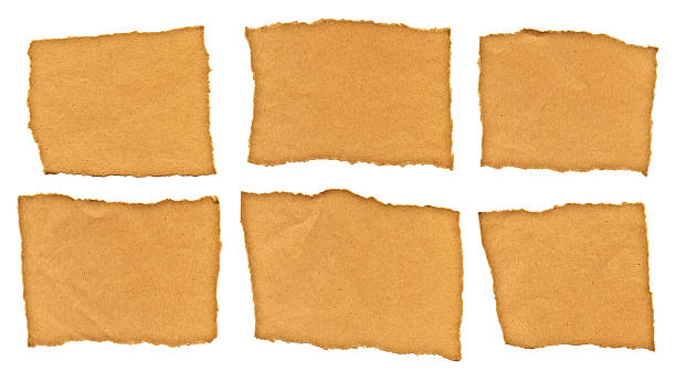 Grunge paper pieces stock photo