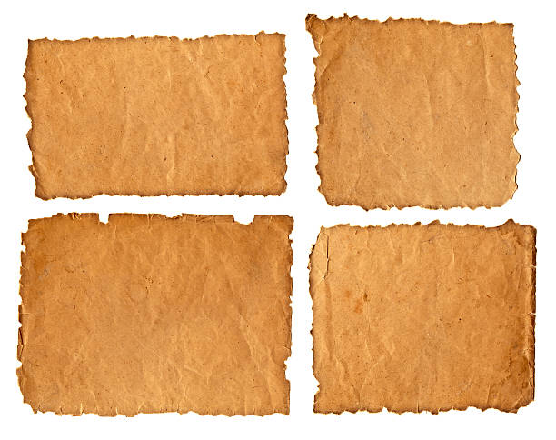 Grunge paper pieces stock photo