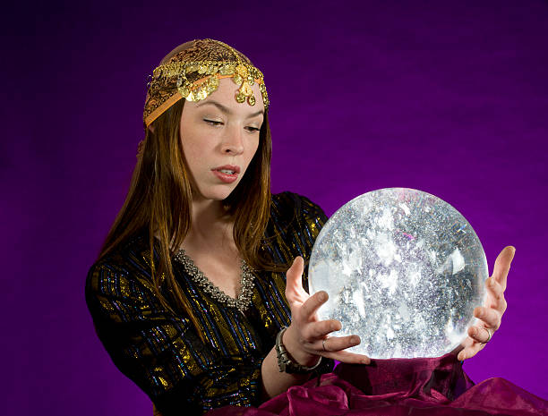istock Fortune Teller with Crystal ball 152545102