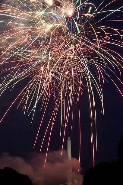 istock Fourth of July firework celebration on the National Mall 152545388