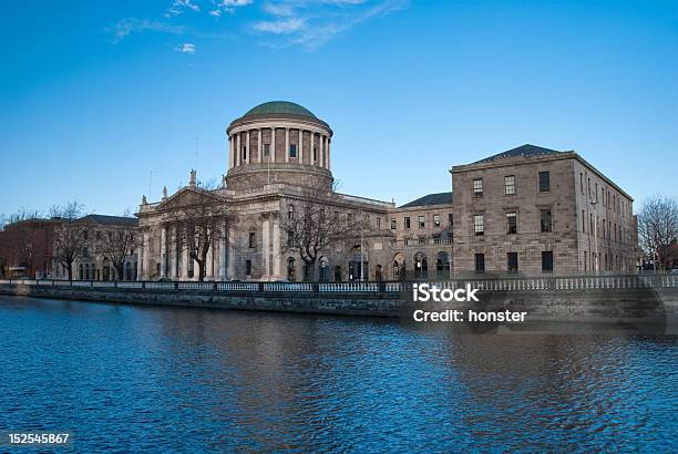 Four Courts In Dublin Stock Photo - Download Image Now - Dublin - Ireland, Four Courts, Building Exterior