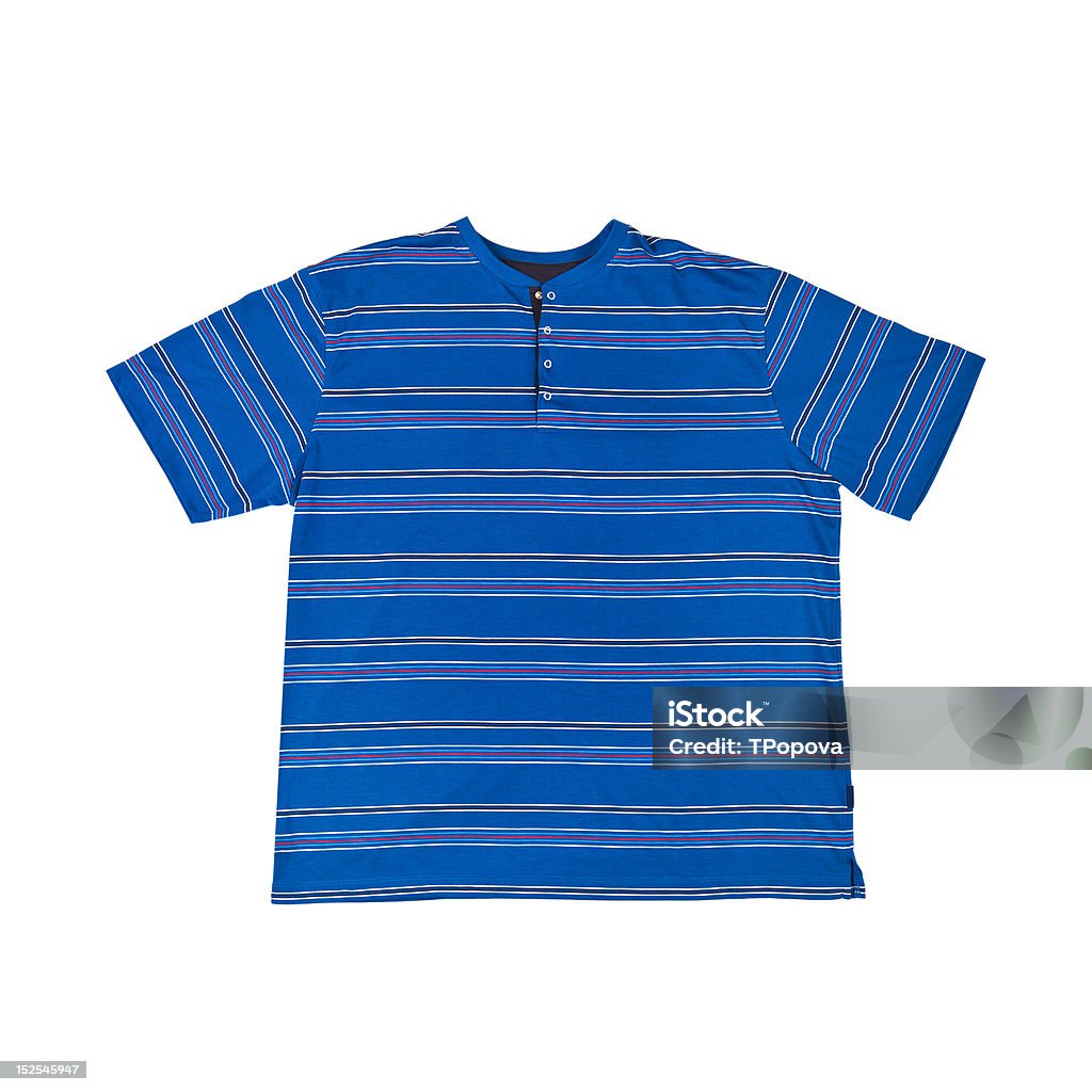 Blue t-shirt - Lizenzfrei Baumwolle Stock-Foto