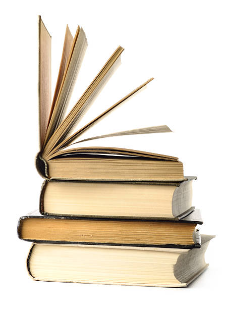 istock stacked books are isolated on white 152546282