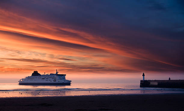 istock Ferry boat in the sea 152546884