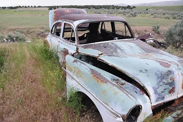 Oldsmobile in the Weeds