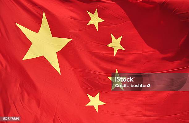 Bandera Nacional De China Foto de stock y más banco de imágenes de Bandera china - Bandera china, Bandera, Bandera nacional