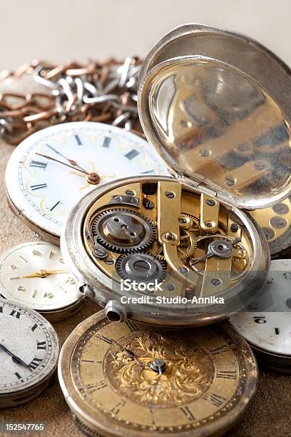 Stack Of Watches Stock Photo - Download Image Now - Ancient, Antique, Clock