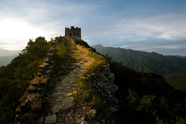 jiankou watchtower великая китайская стена - jiankou стоковые фото и изображения