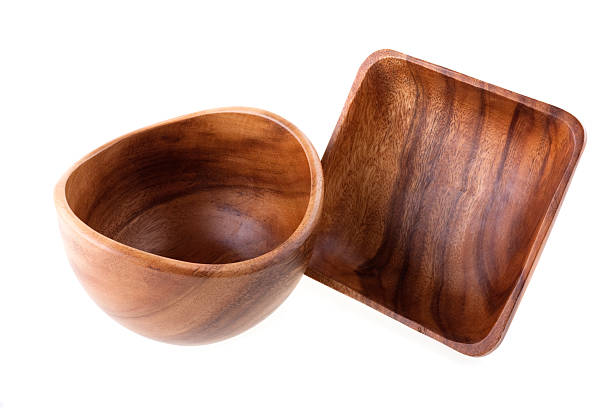 istock Two acacia wood bowls 152548331