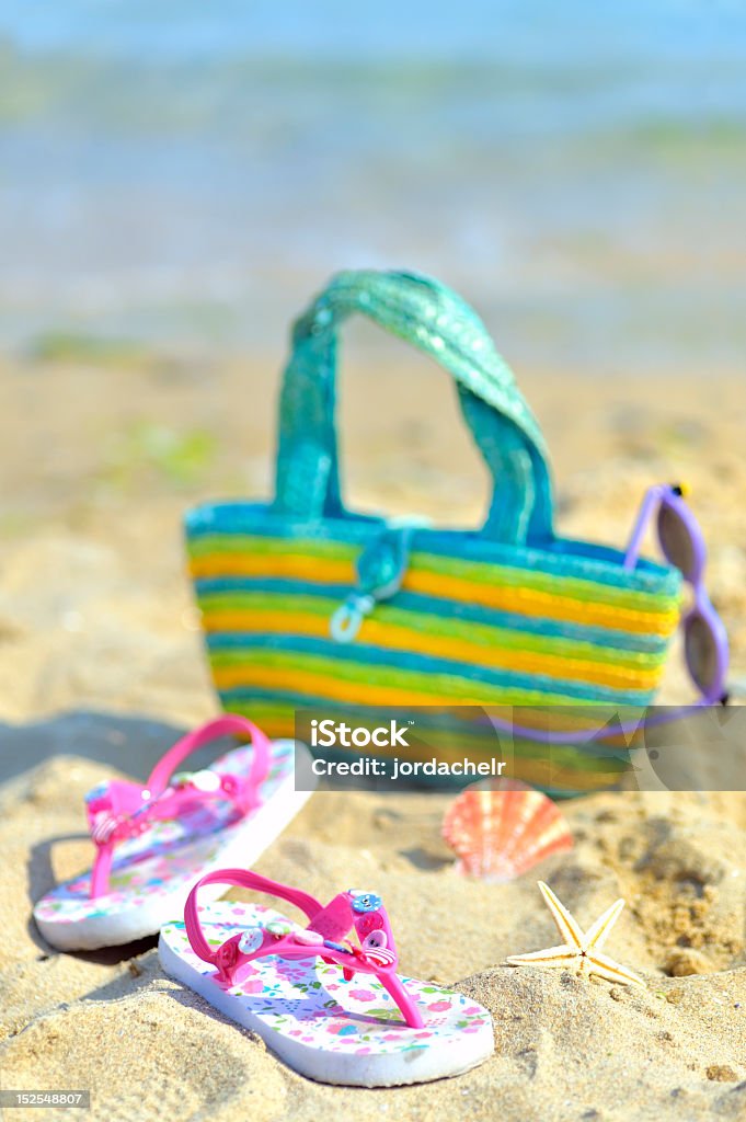 Acessórios de praia para crianças - Foto de stock de Acessório royalty-free