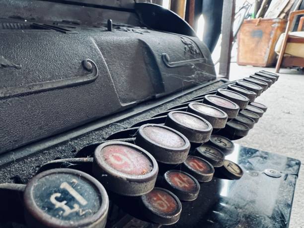 istock Retro style cash register 1525489959