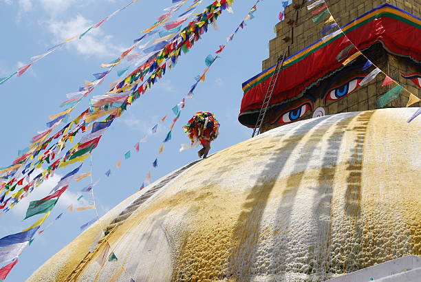 Boudhanath Stupa stock photo