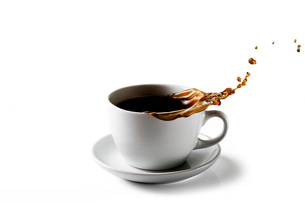 istock Splashing cup of coffee 152549438