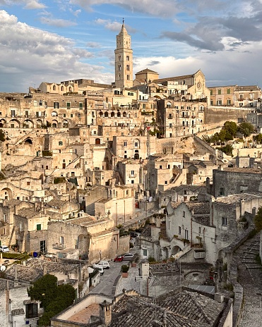 The ancient town of Matera - Sassi di Matera - in Basilicata, Italy