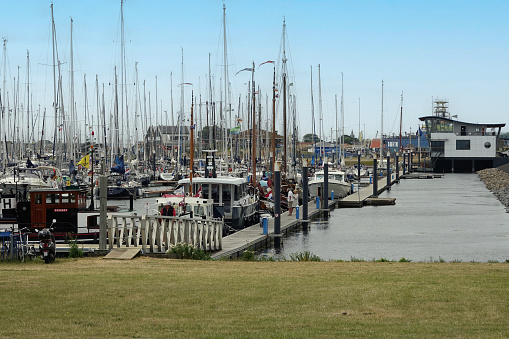 Netherlands. Texel. June 26, 2023. The fishermen village and sailing port of Oudeschild