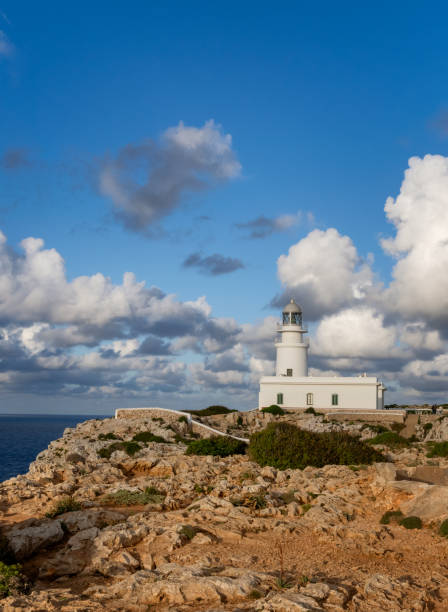 istock Beautiful sunset at Cavallerie Lighthouse. Menorca, Spain 1525701816