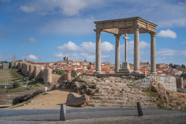 Cuatro Postes (The Four Posts) Cross and Viewpoint - Avila, Spain