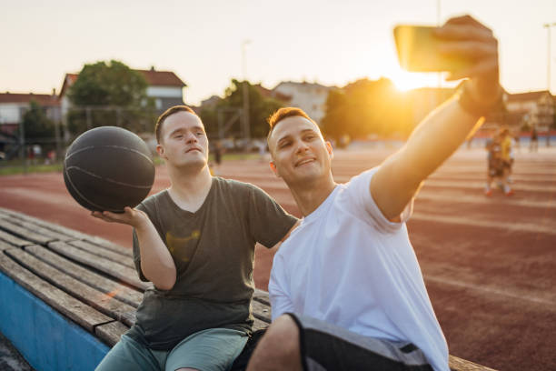 istock Two best friends have crazy fun taking selfies 1525844764