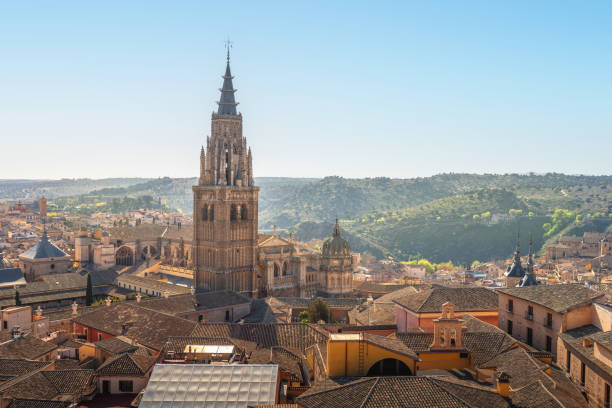 istock Toledo Cathedral Aerial View - Toledo, Spain 1525968203