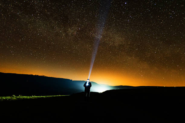 istock Dark starry sky over remote Welsh countryside 1526076029